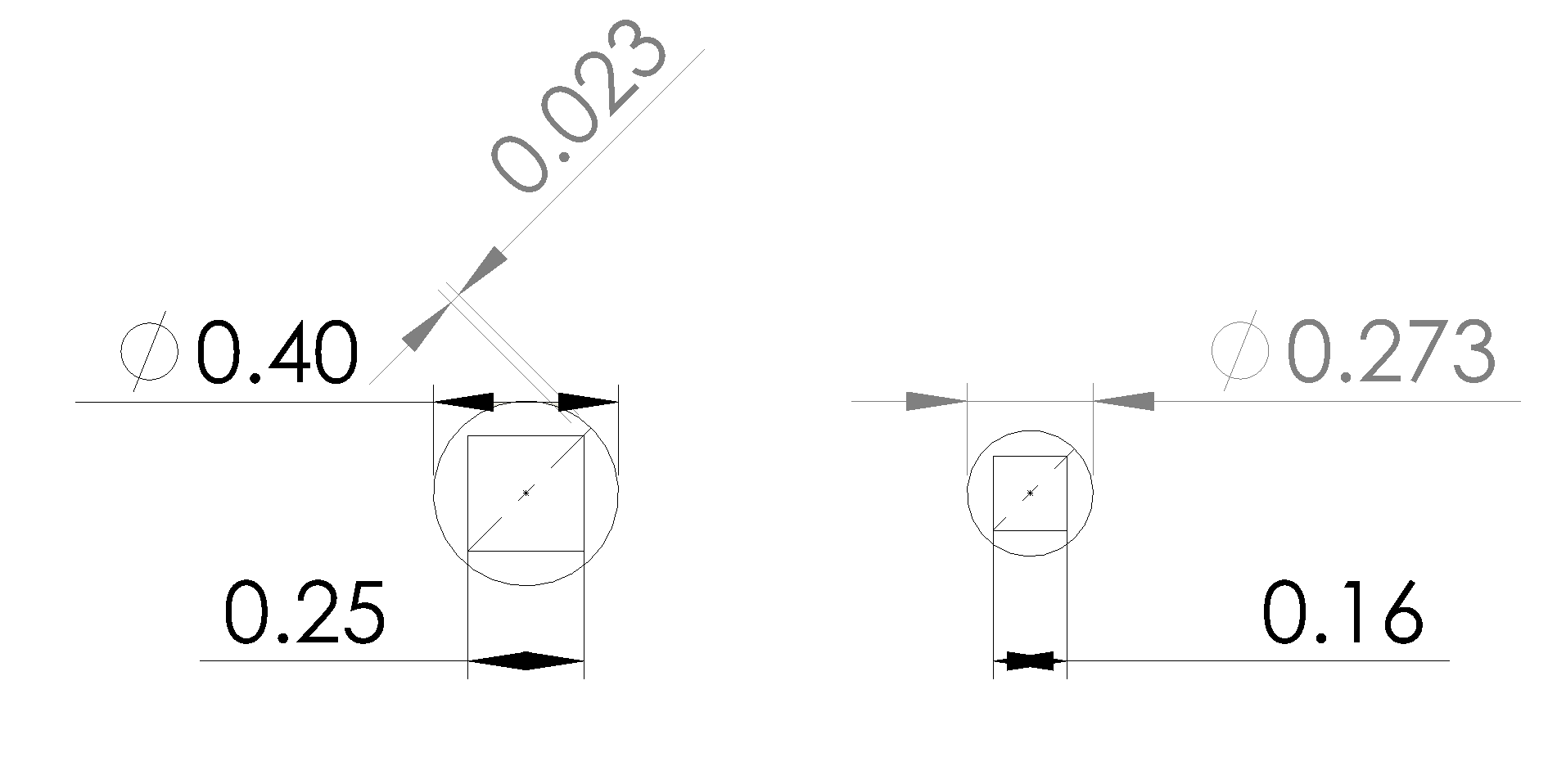 pcb Pad hole size for 0.1" Male Headers Electrical Engineering Stack Exchange