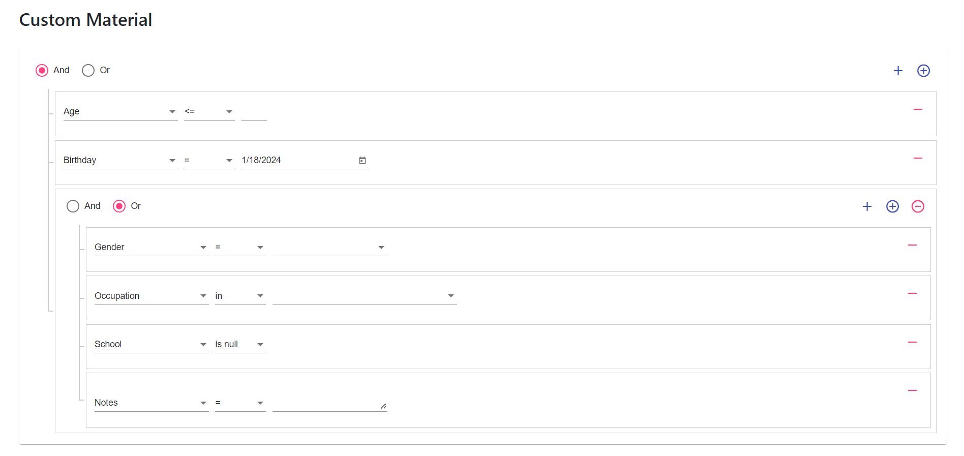 angular14 How to Custom Filter for mat table in angular 14 and above