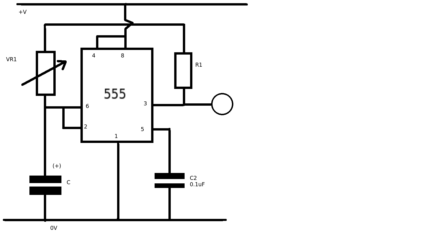 variable 555 circuit with equal LOW&HIGH frequency Electrical