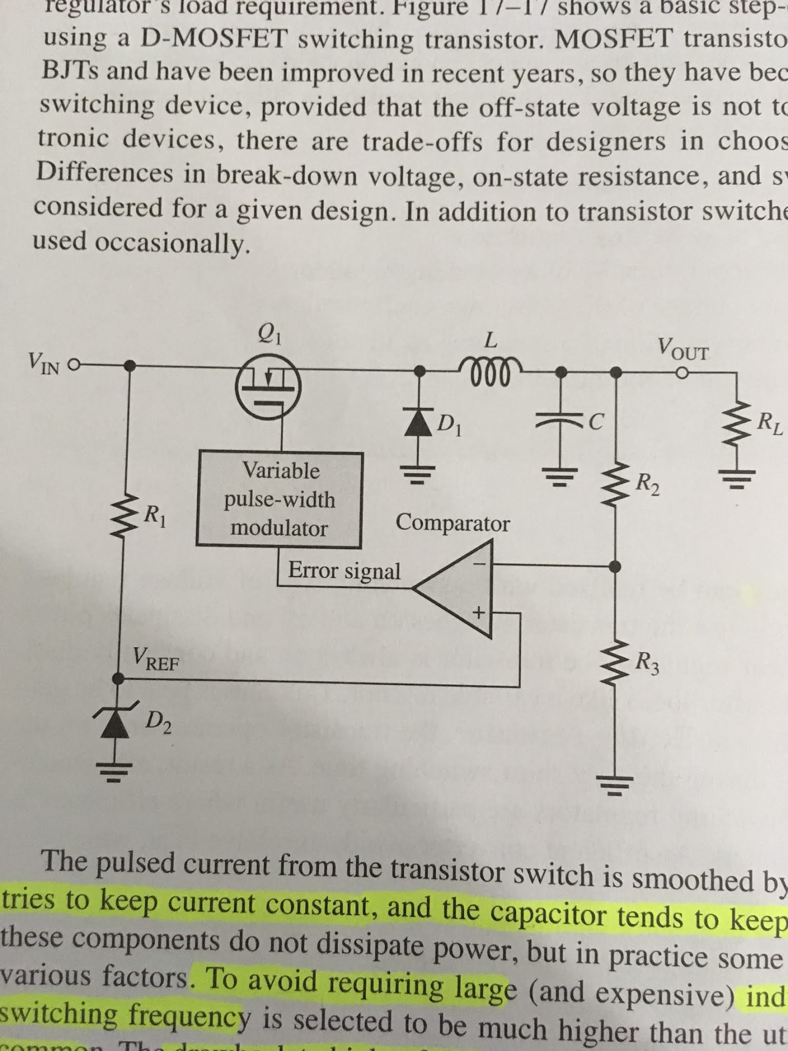 Basic Buck Converter Switching Mosfet Electronica