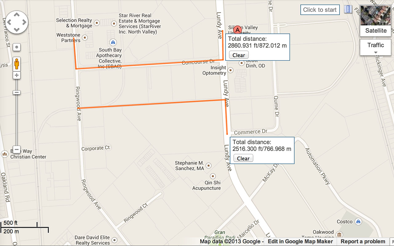 Google Maps Quadratmeter Messen Wie kann ich die Entfernung in Google Maps messen?