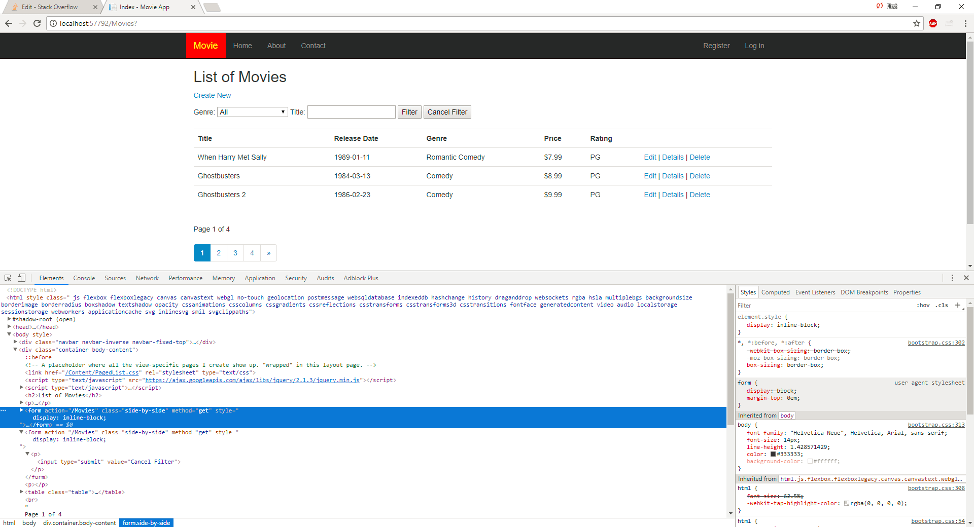 CSS How do I move a button up to be sidebyside? Stack Overflow