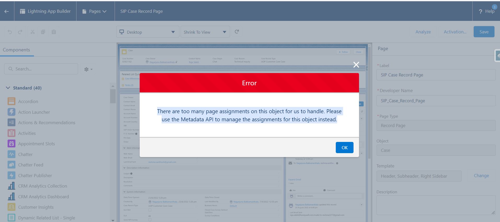 apex Assigning Lightning record page using metadata api Salesforce