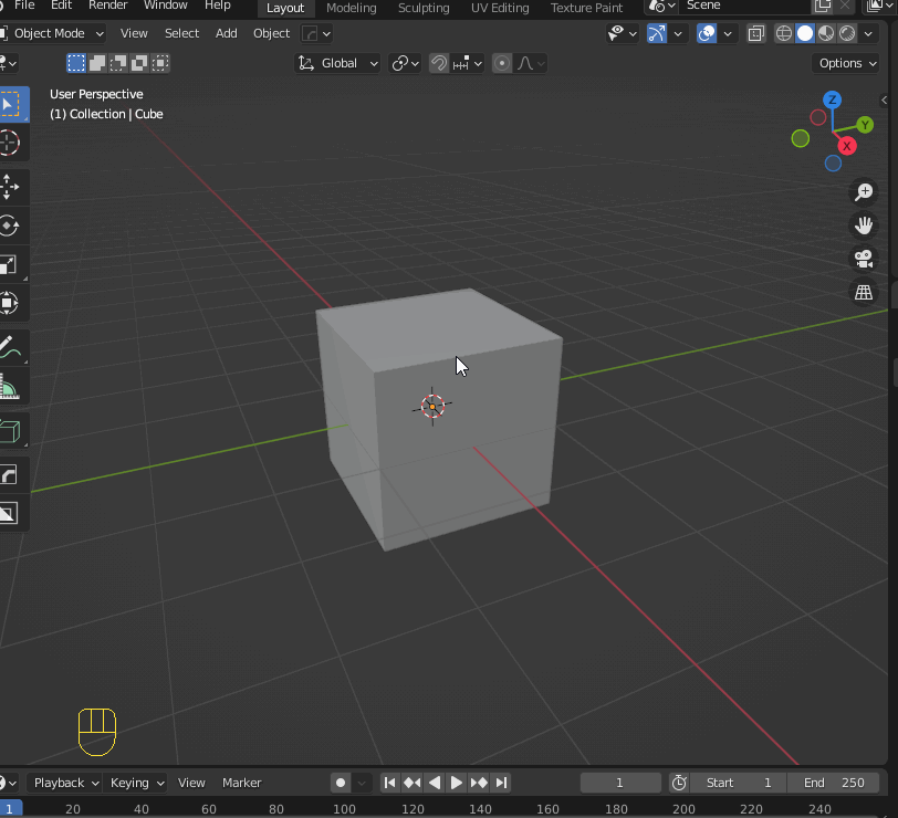 edit mode How do I create a hollow cylinder? Blender Stack Exchange