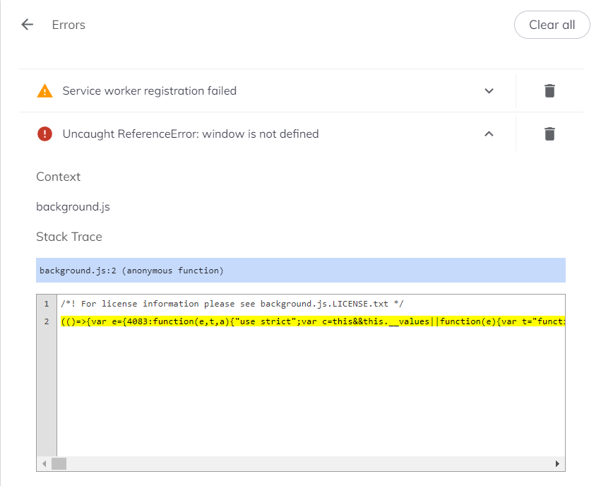 javascript How to use web3.js in Chrome extension's background.js