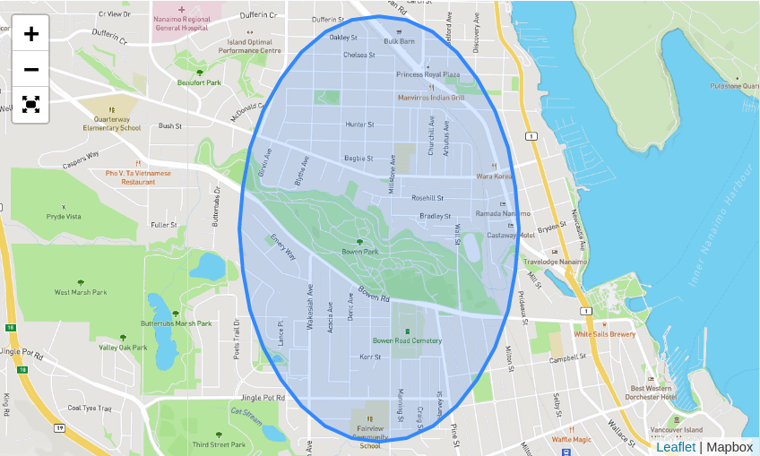 Circle Around Point On Map Django - Geodjango: How To Create A Circle Anywhere On Earth Based On Point And Radius? - Stack Overflow