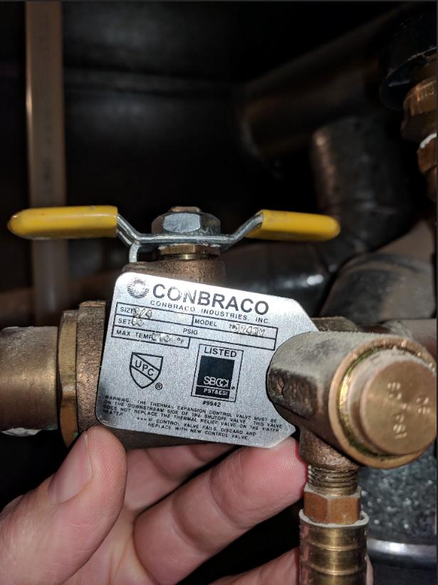 Plumbing Hot water tank cold water is always flowing Love & Improve