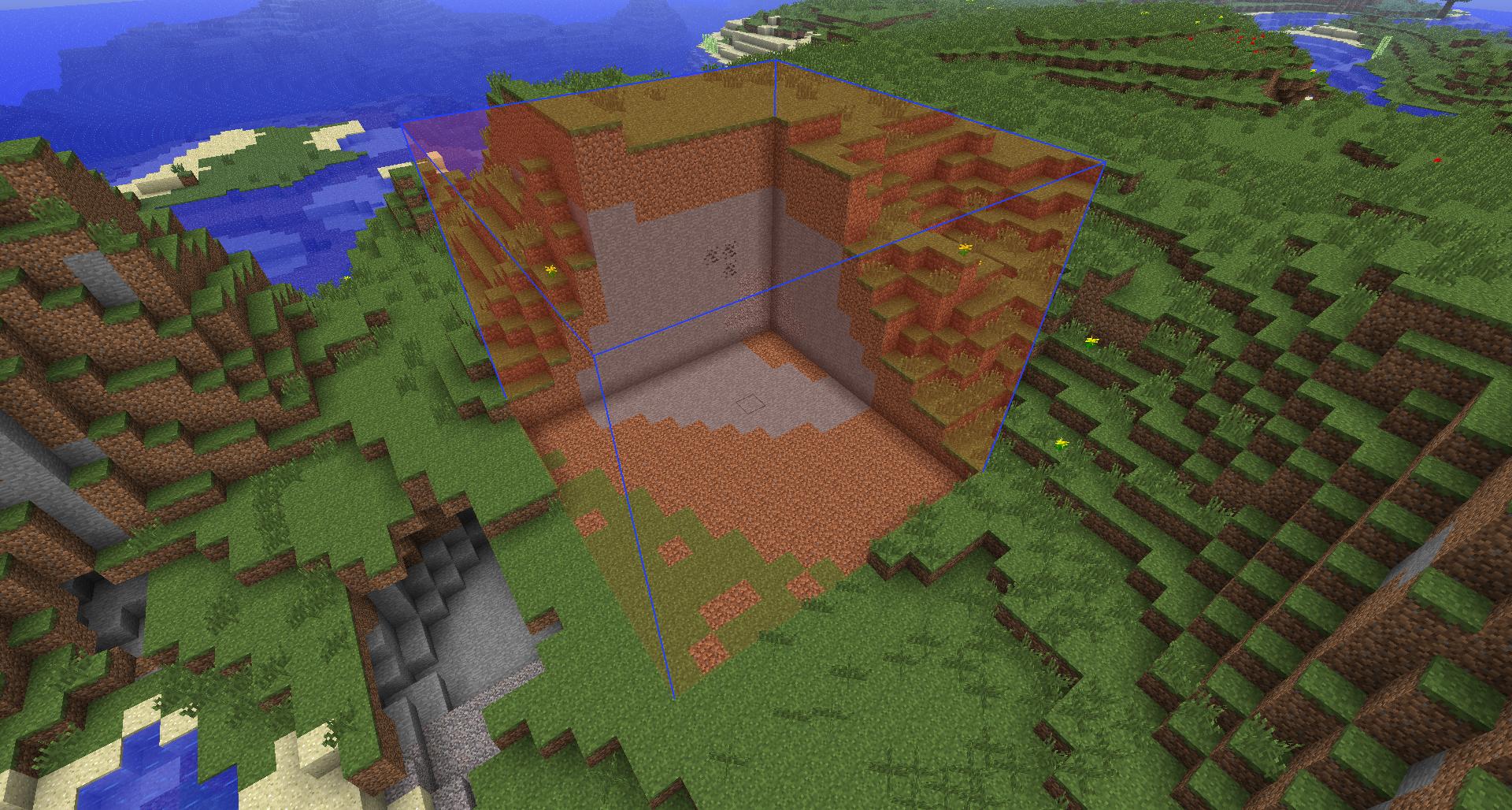 What is the most efficient way to clear an area in Minecraft? Arqade