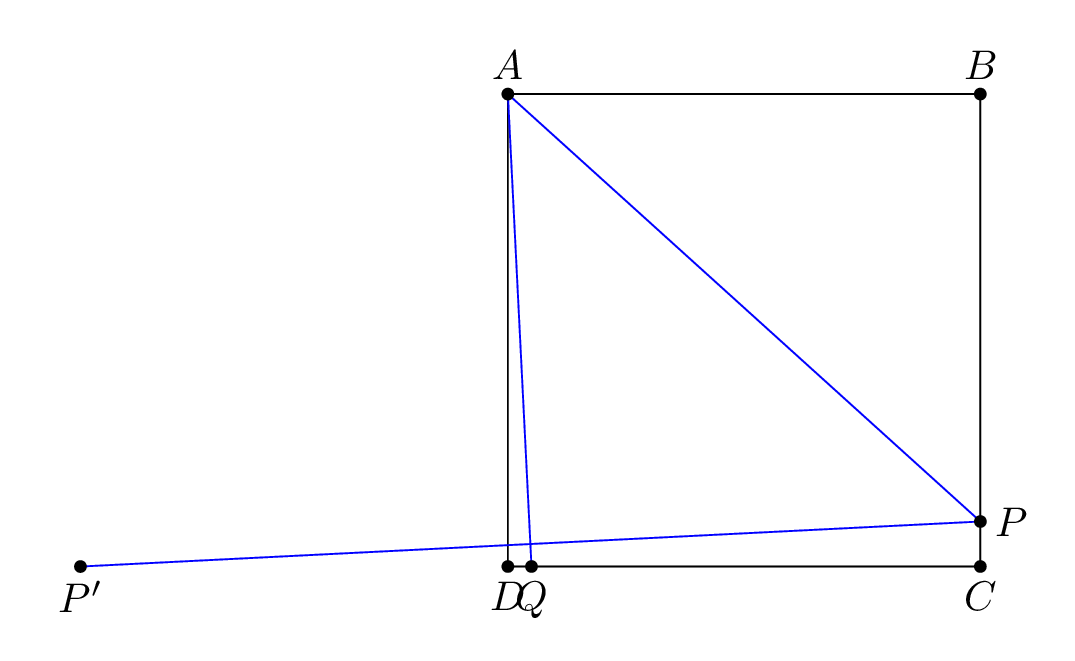 tkz euclide How to draw a 2D square with intersecting tkz euclide How to draw a 2D square with intersecting