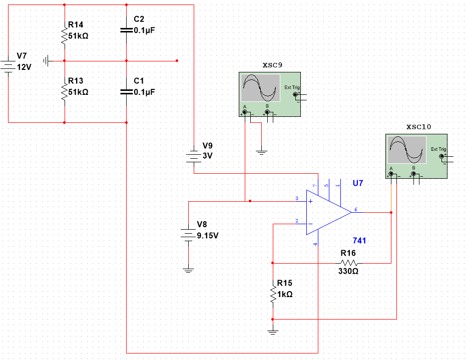 operational amplifier Cannot amplify DC voltage using opamps