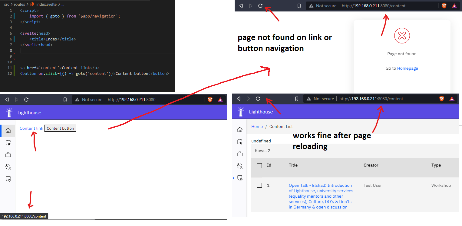 SvelteKit Folder routes like routes/pagename/index.svelte don't work