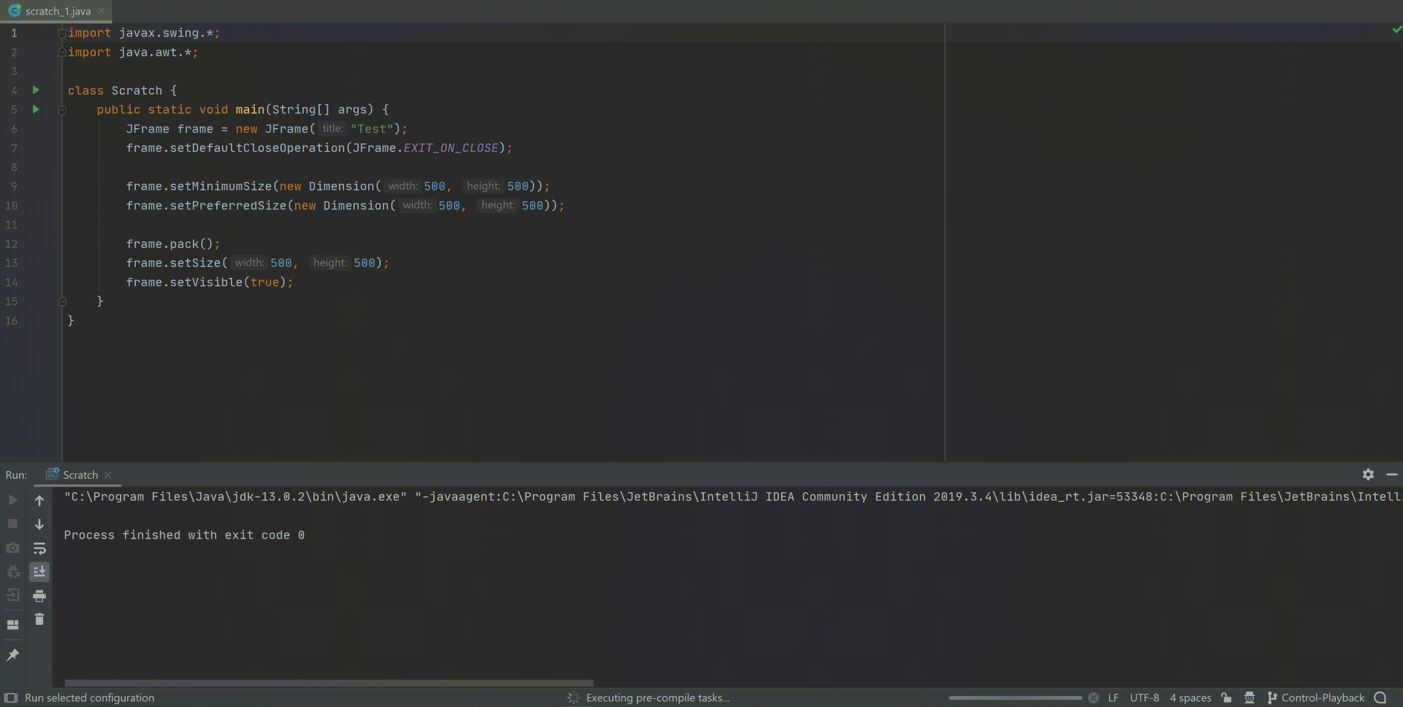 java Set the minimum size of a JFrame in Swing Stack Overflow