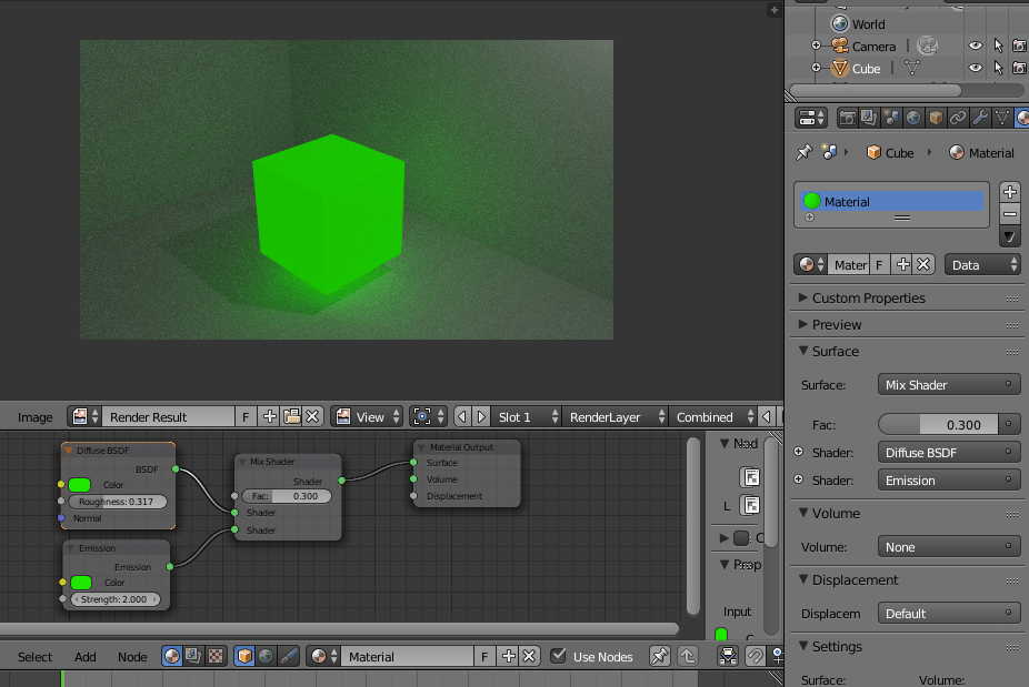 node editor Make Object emit light & be reconizable Blender Stack