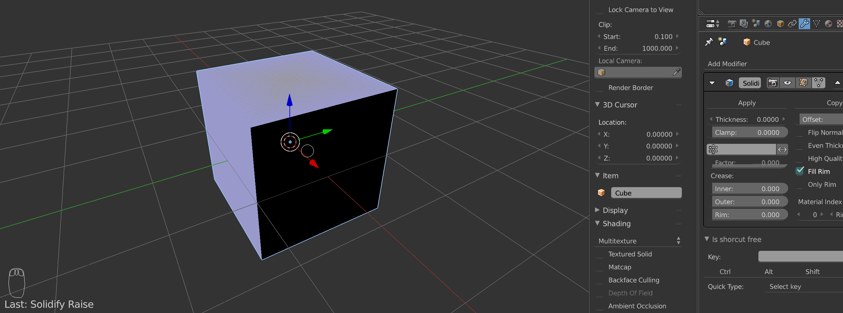 python Creating a shortcut for changing the solidify thickness