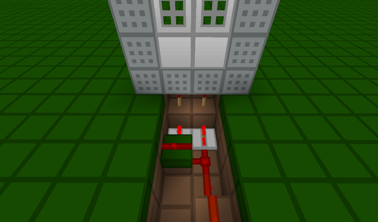 minecraft redstone How do you create double doors that open in sync