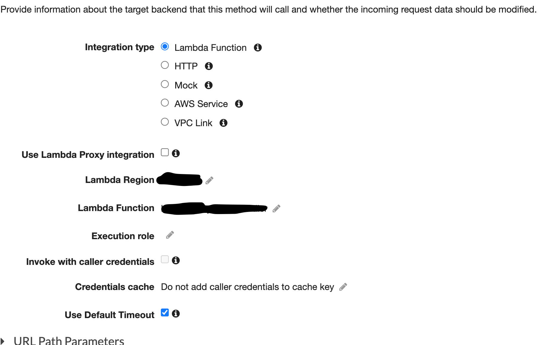 amazon web services AWS API Gateway Overwriting Integration Request