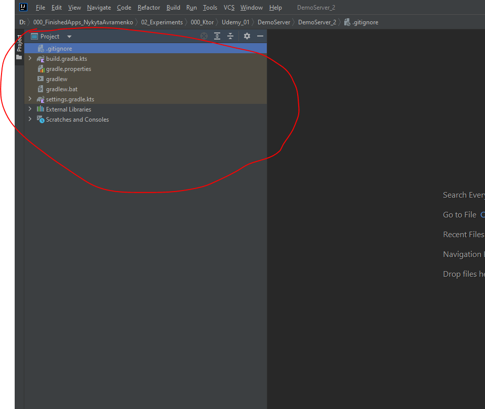 IntelliJ idea does not properly see modules of generated Ktor project