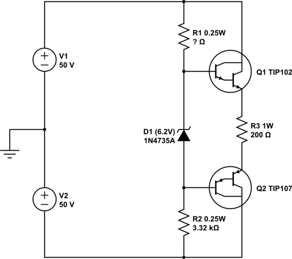 bjt What does this railsplitterlike circuit do? Electrical