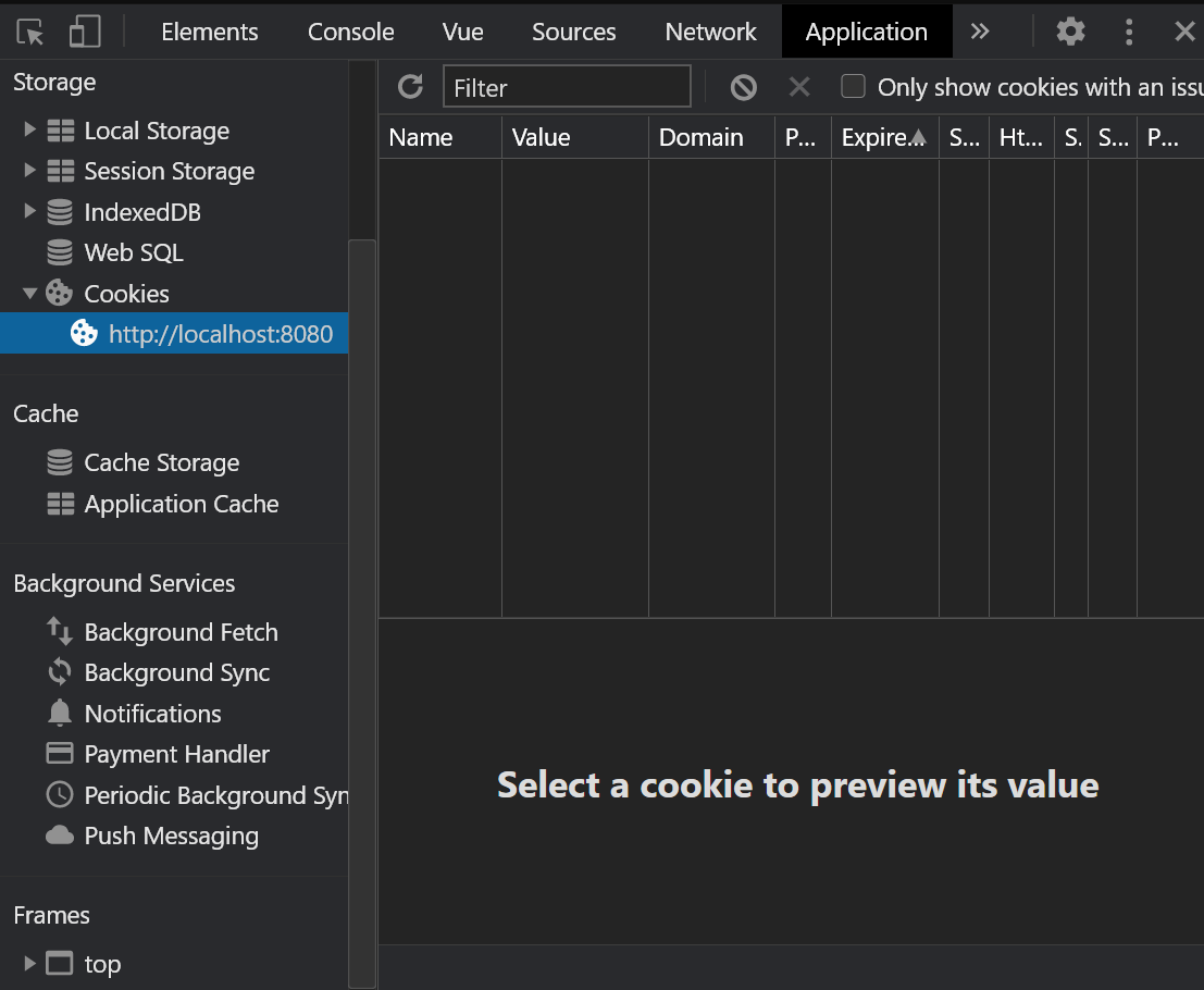 node.js Expresssession is not setting cookies in browser Stack