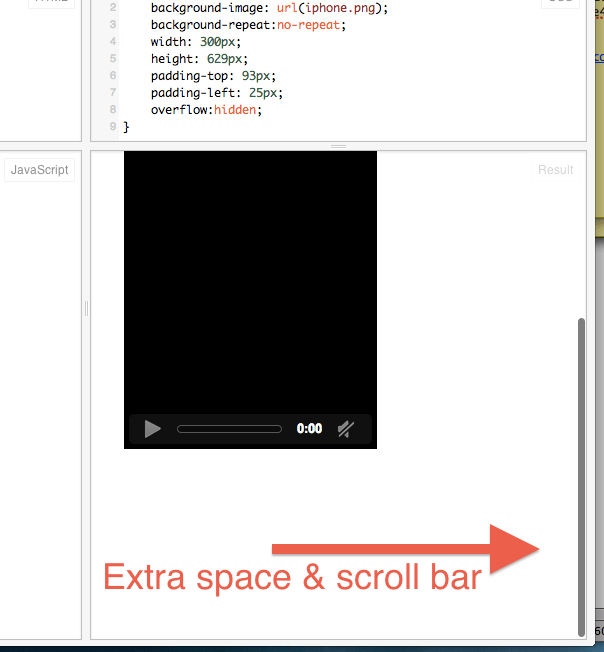 html Play HTML5 Video Inside an iPhone Image Frame Stack Overflow