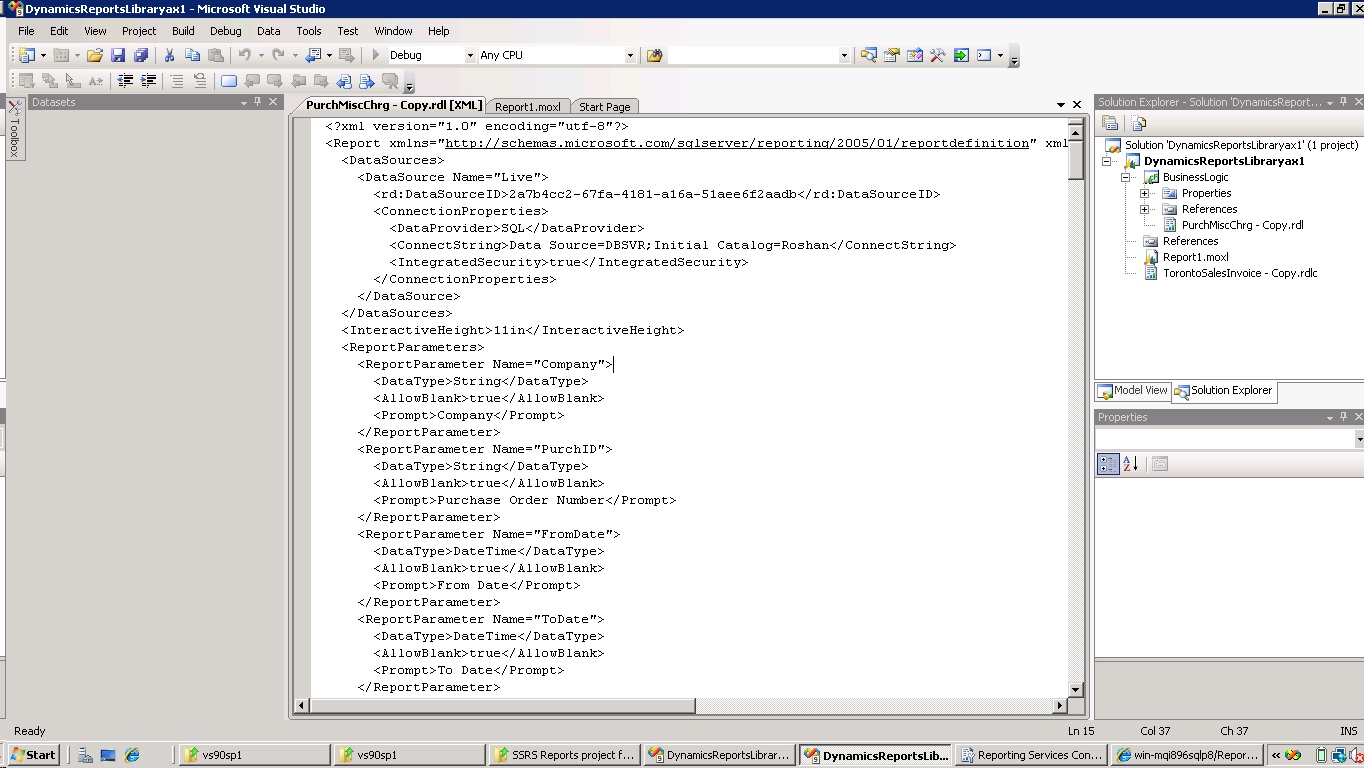 reporting services SSRS Reports need to reuse rdl files from SSRS