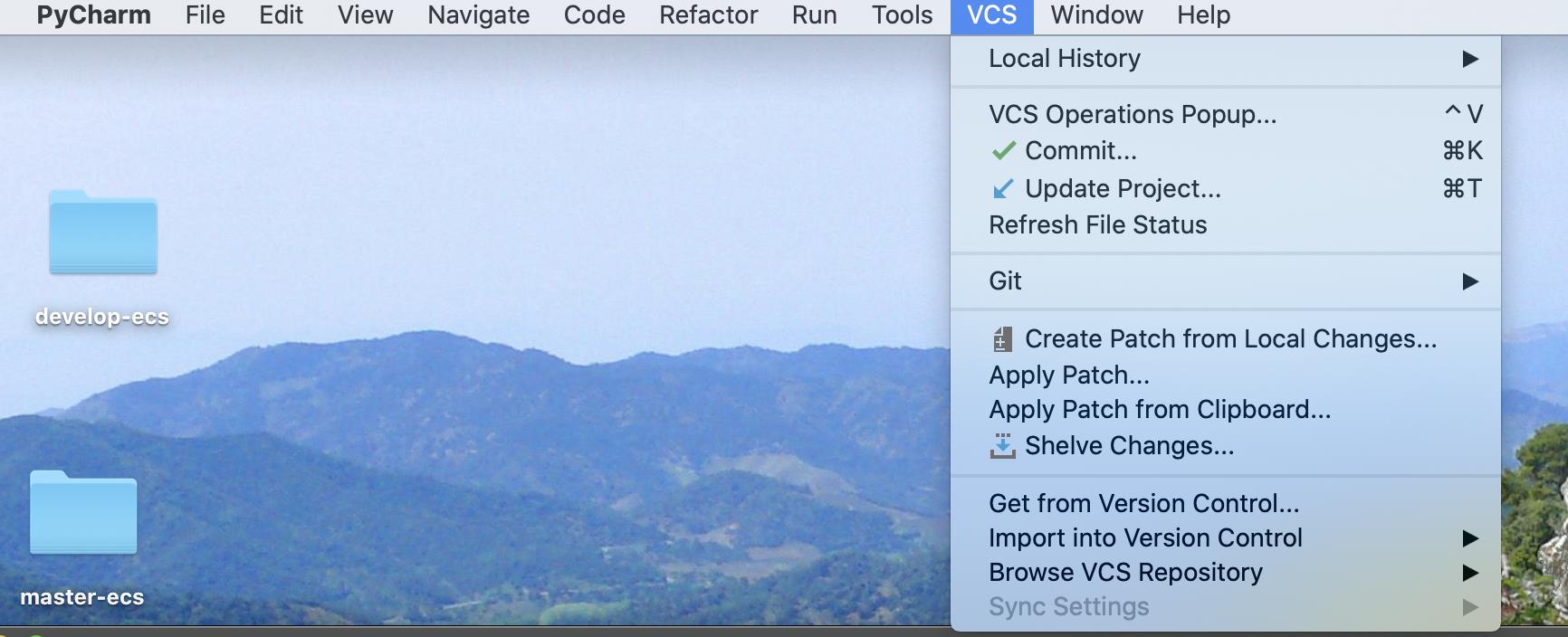 version control Pycharm Shelved Changes... now I'd like it back