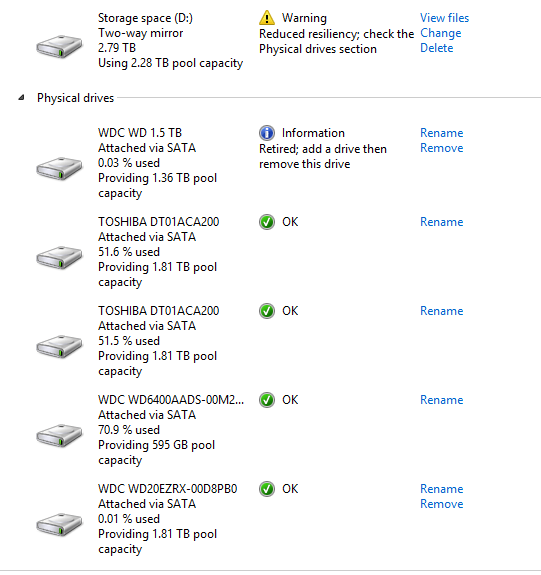 hard drive Windows 8 Storage Space Error Super User