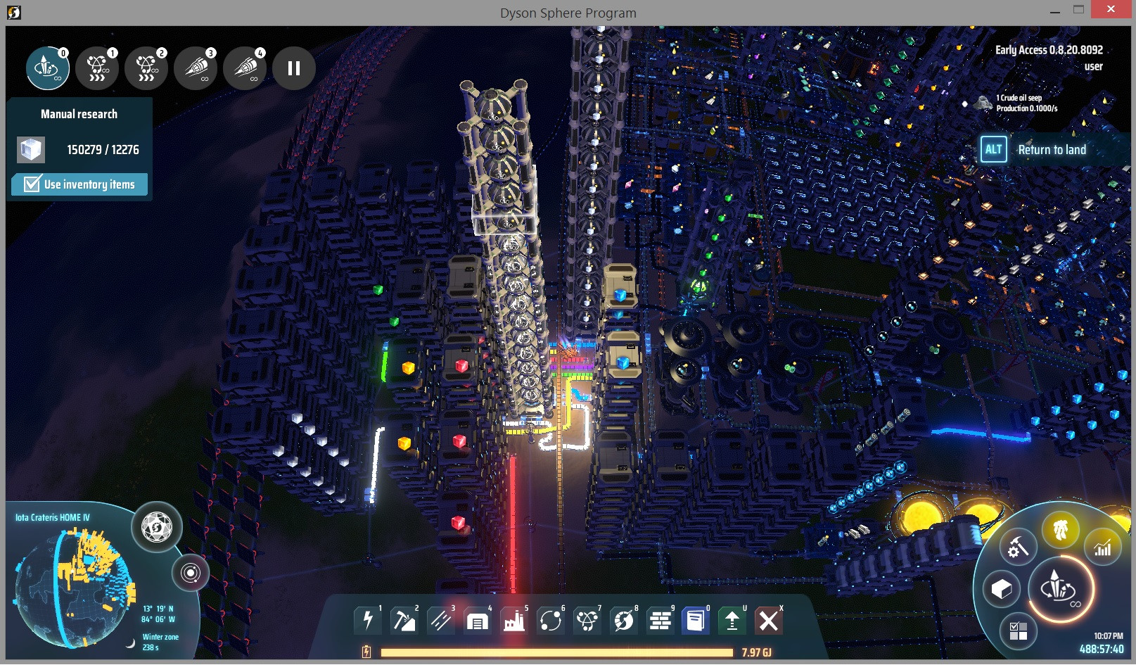 dyson sphere program How many cube inputs are needed for stable