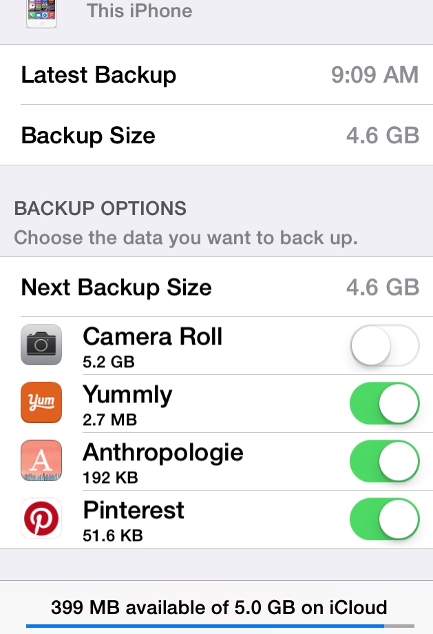 How can I tell what's in my iCloud backup? Ask Different