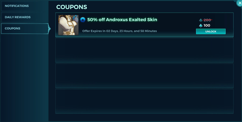 How do I get coupons in Paladins? Arqade