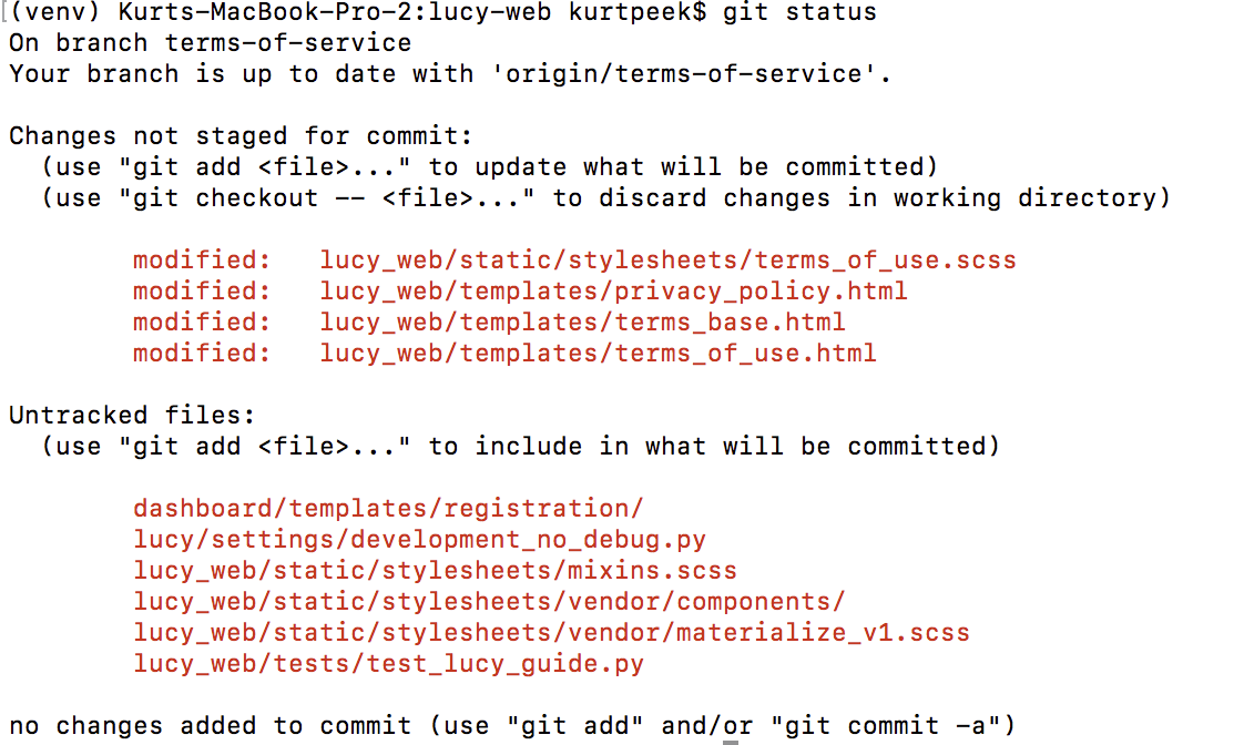 bash How to list all untracked git files matching a certain pattern