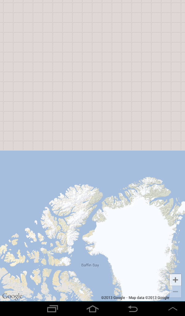 Google map version2 shows blank space in android? Stack
