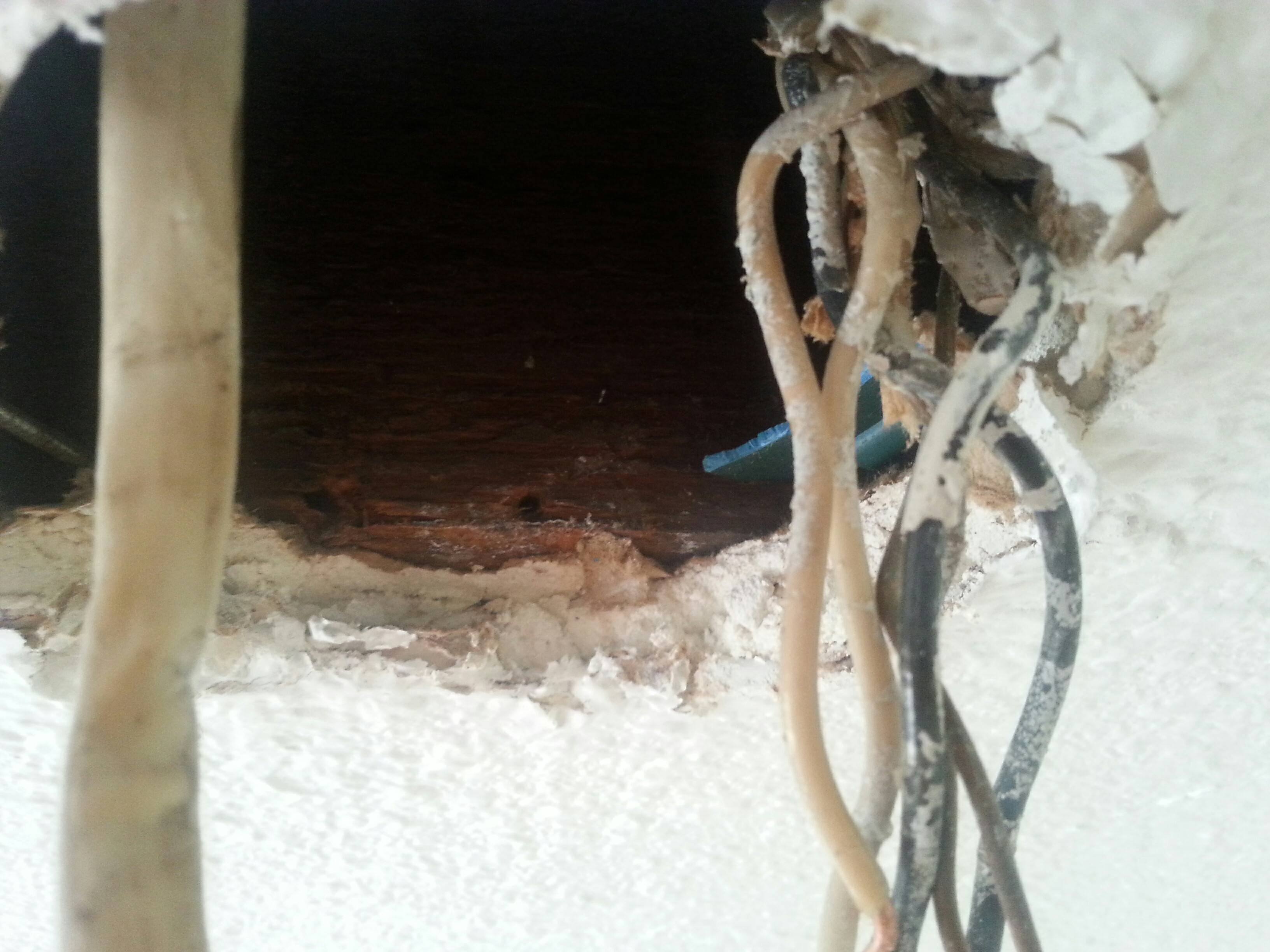 light fixture - Add electrical box to existing ceiling - Home