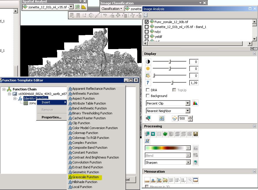 arcgis desktop How do I combine bands in a tiff then convert to