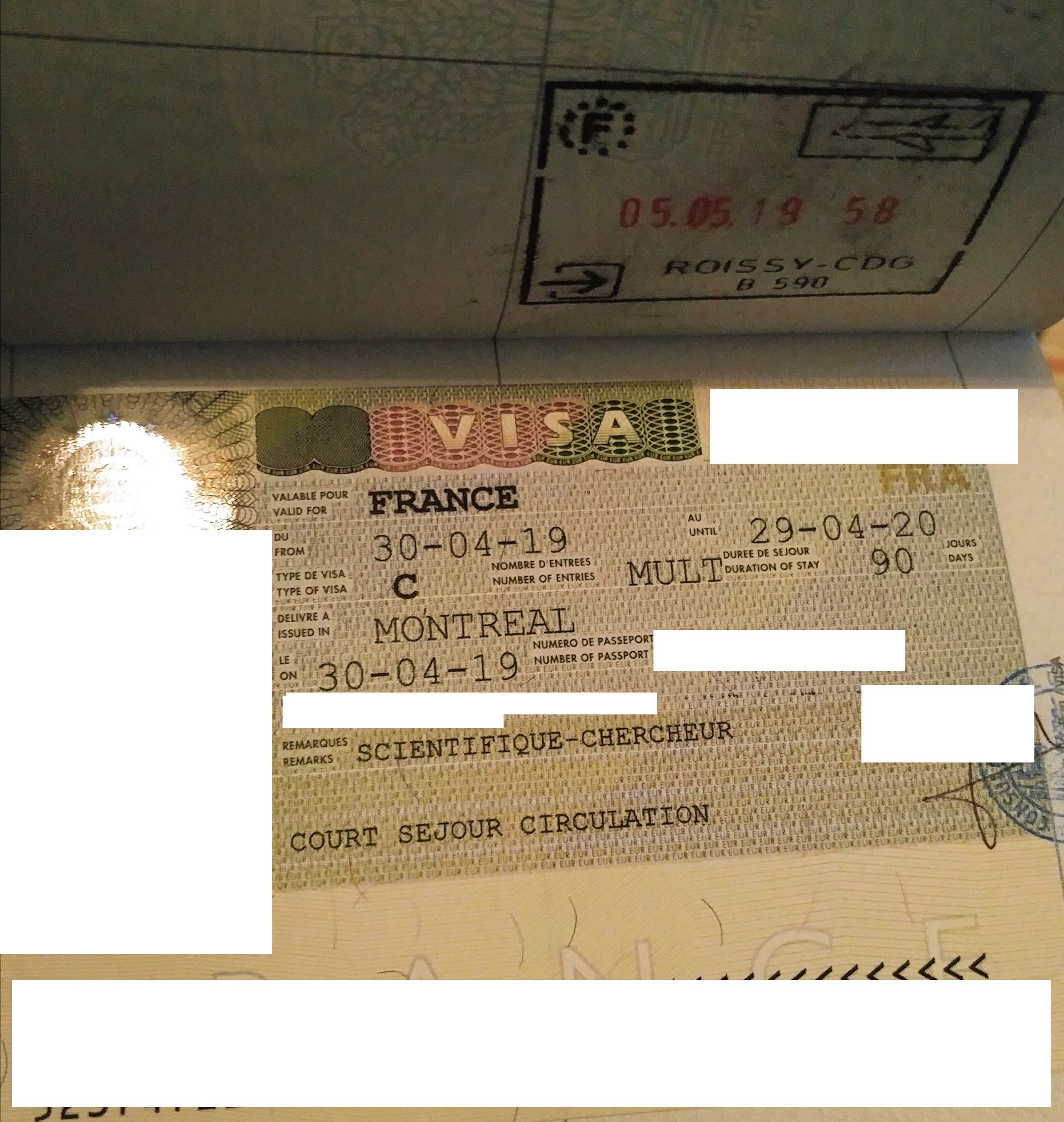 France visa and travel Travel Stack Exchange