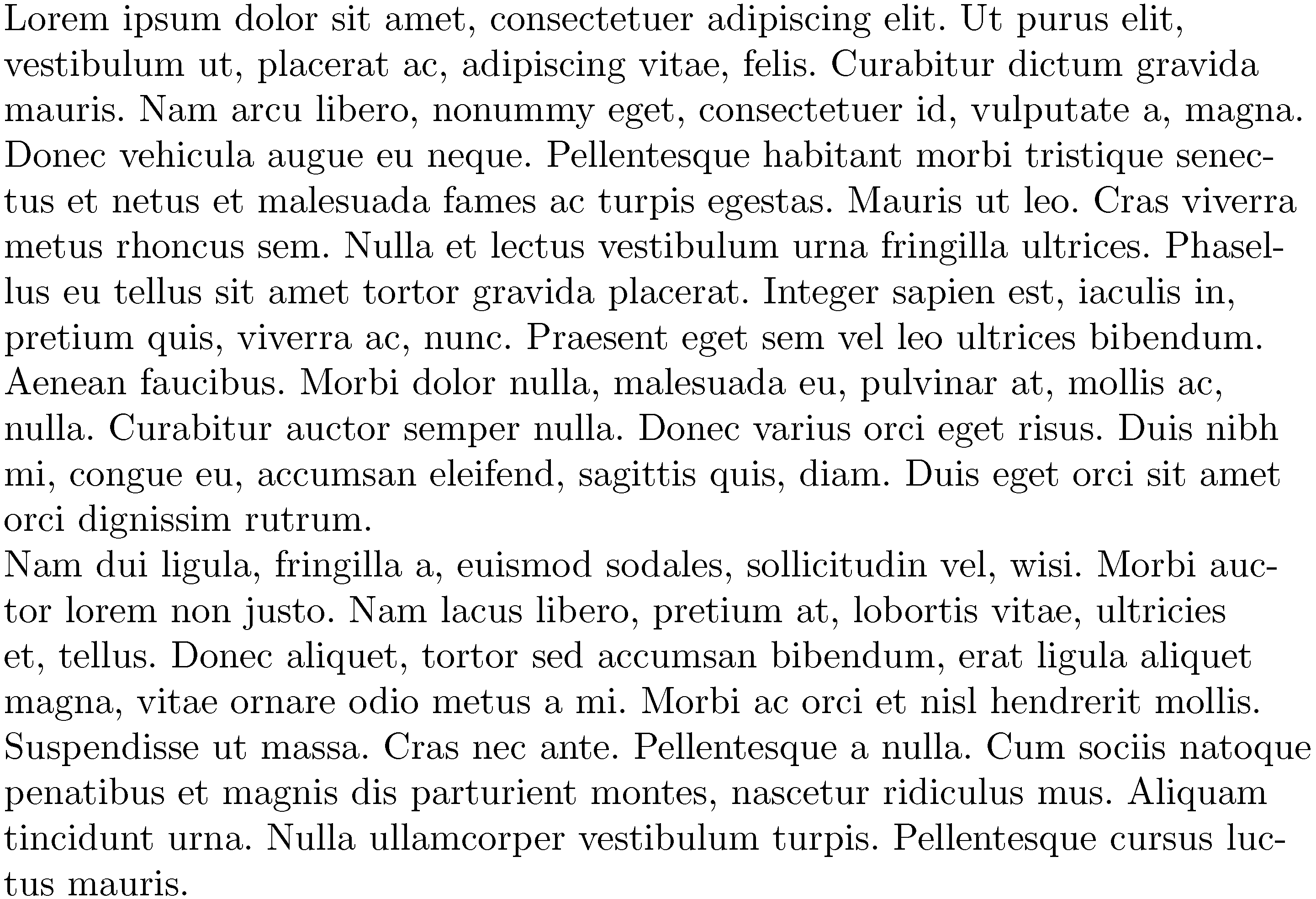 uniform spacing between words and sentences TeX LaTeX Stack Exchange