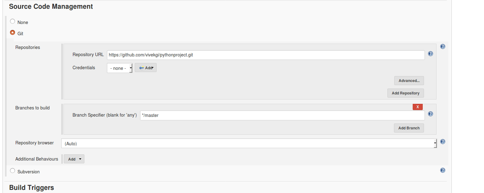 git Jenkins job getting triggered even without commit Stack Overflow