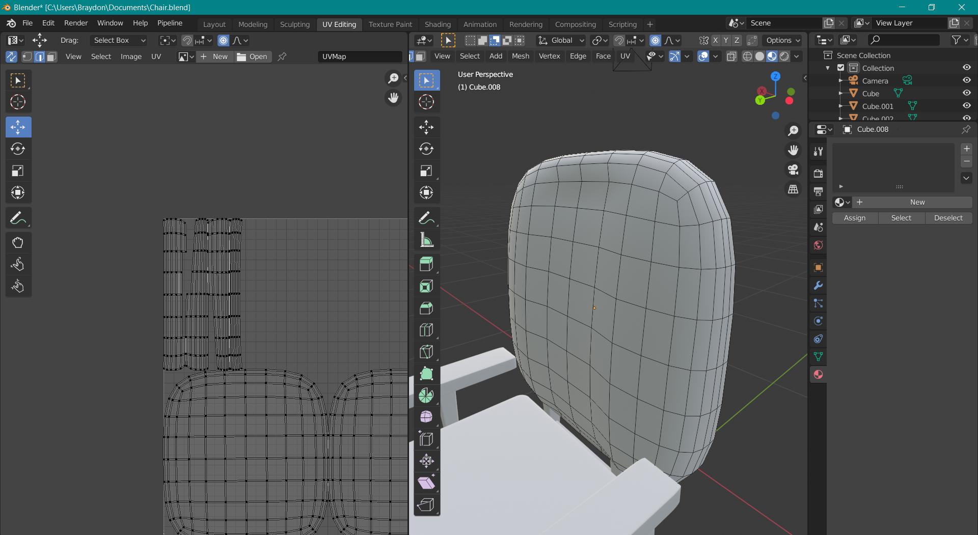 uv where should i mark a seam onto my mesh? Blender Stack Exchange