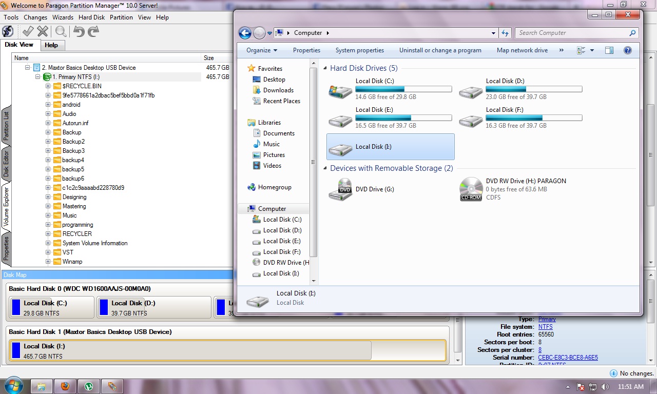 hard drive Windows cannot access my external harddisk partition but all partition managers can