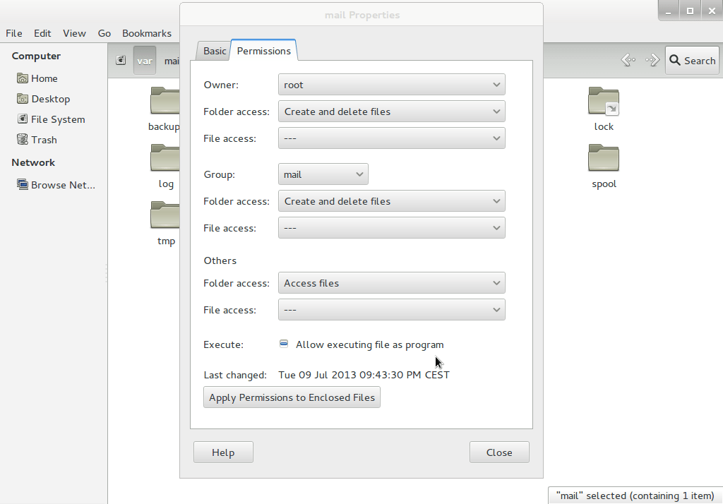 Add group write permission to folder in Ubuntu Super User