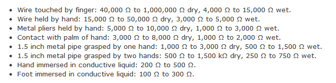 current How much voltage is "dangerous"? Electrical Engineering