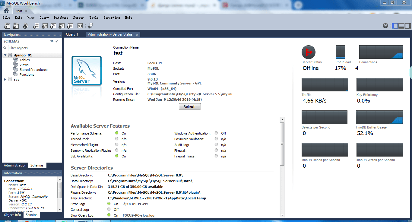 django mysql _mysql_exceptions.OperationalError (2006, )