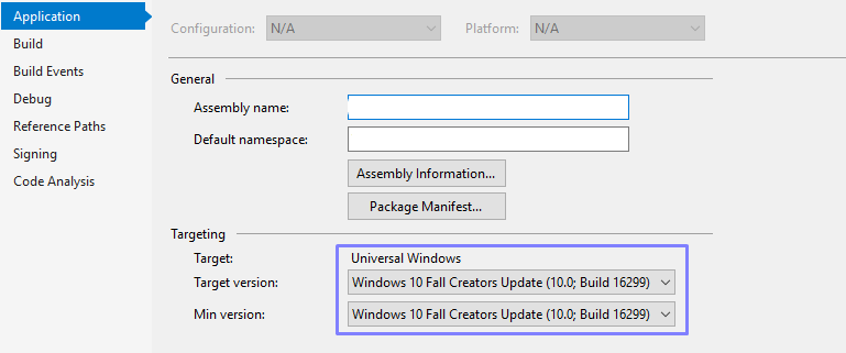 visual studio Automatic updates are not available for the configured
