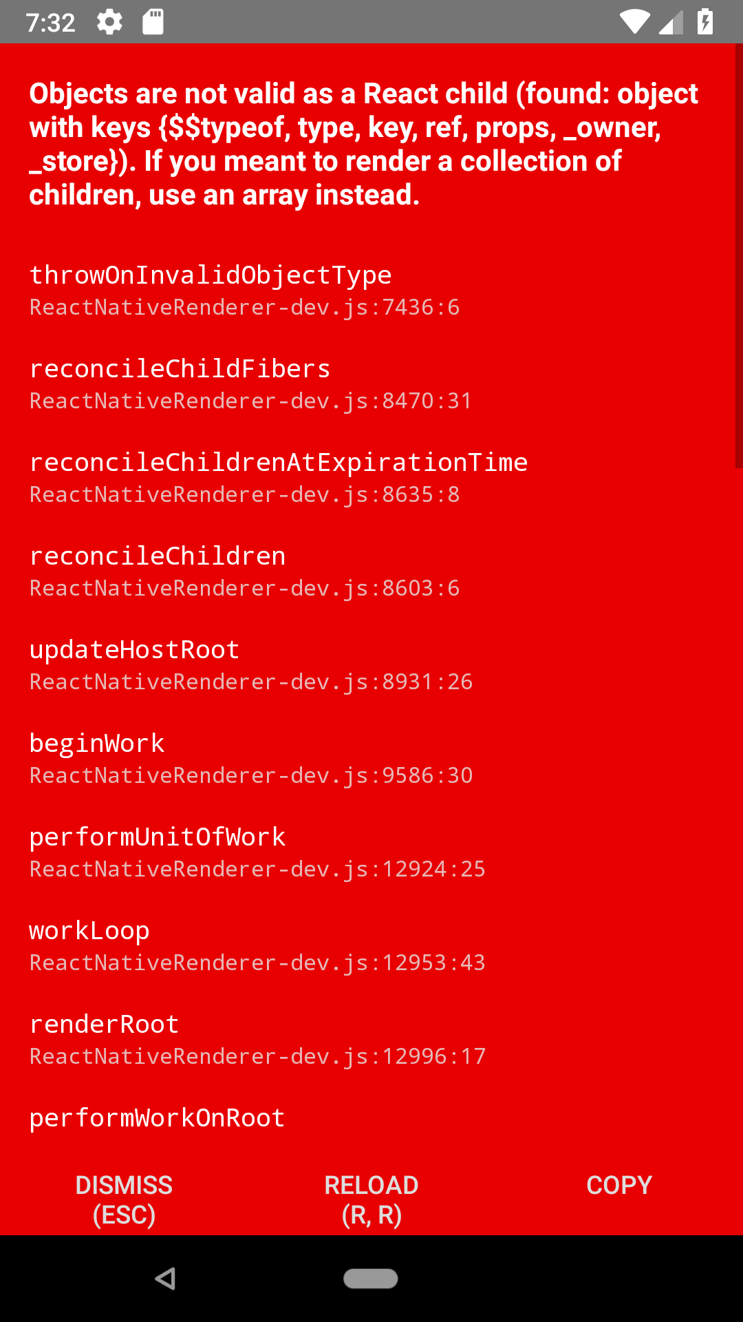 Objects are not valid as React child (its about firebase) Stack Overflow