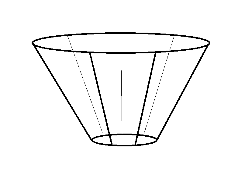 Create cone geometry with flat base in three.js? Stack Overflow