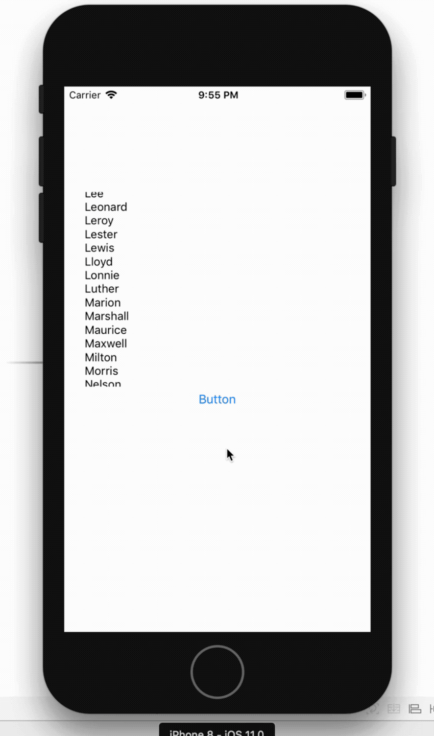 ios How to repeat the animation when scrolling the TextView with