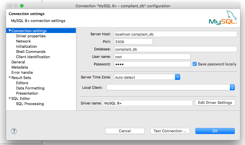 Docker MySQL connection DBeaver Stack Overflow
