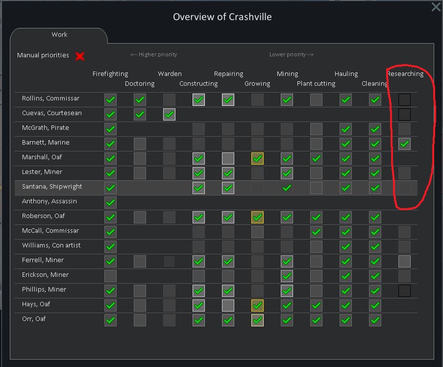 Rimworld - How Do I Actually Research Something? - Arqade