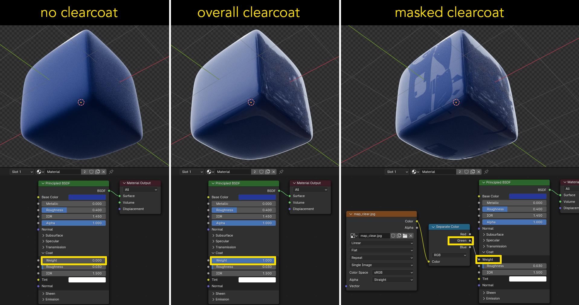 masking What are clearcoat and ao masks? How do I use them? Blender