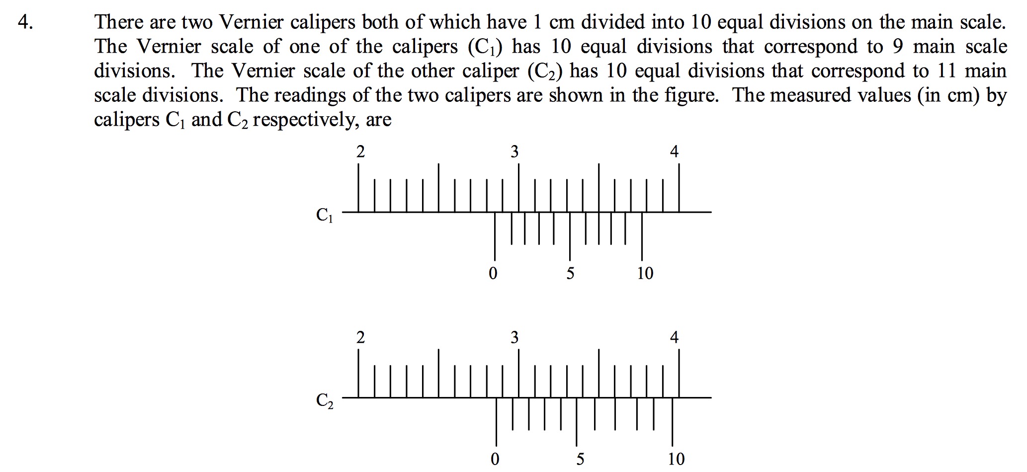 experimental physics Can vernier scale ratio be less than 1